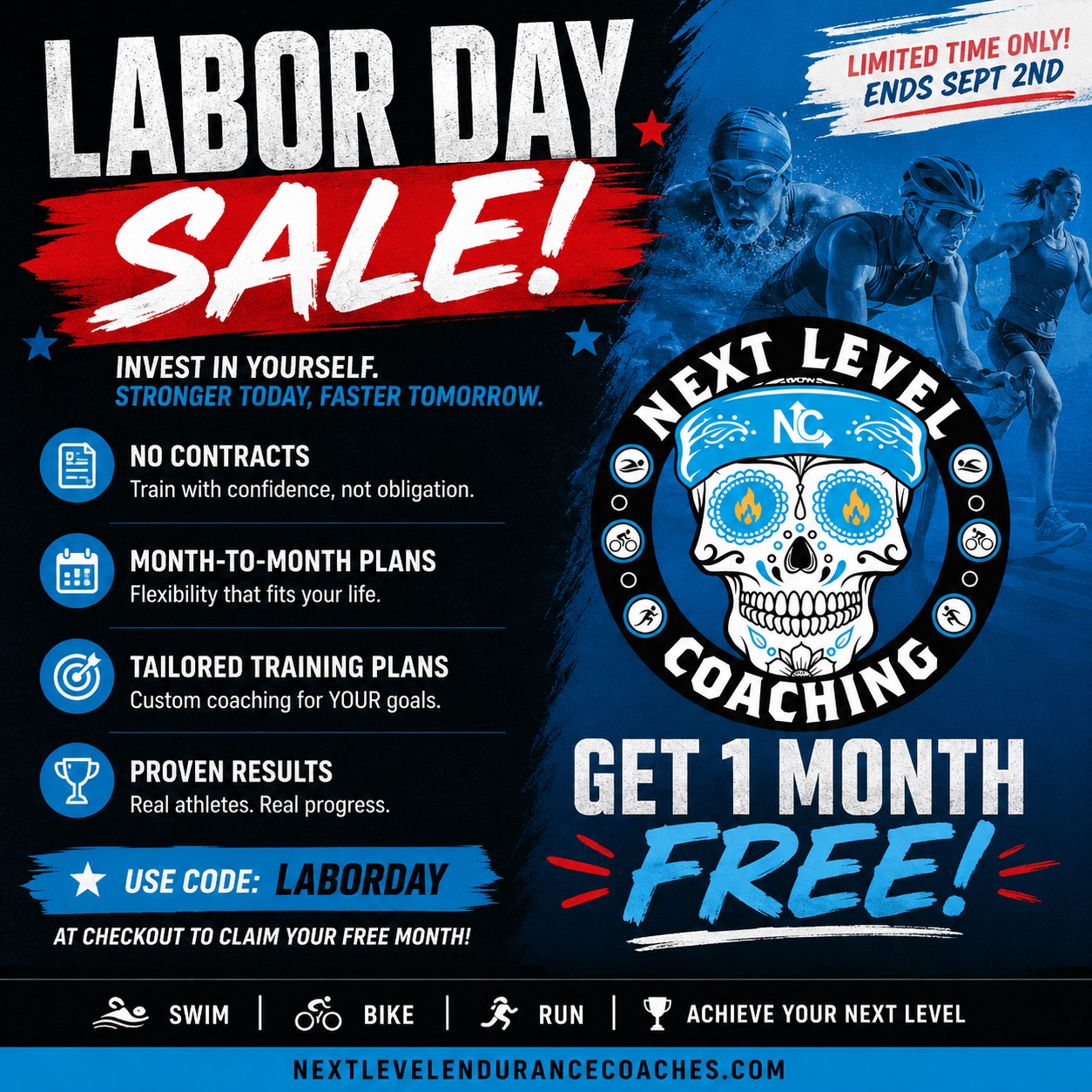 Next Level Endurance Coaches Facebook ad