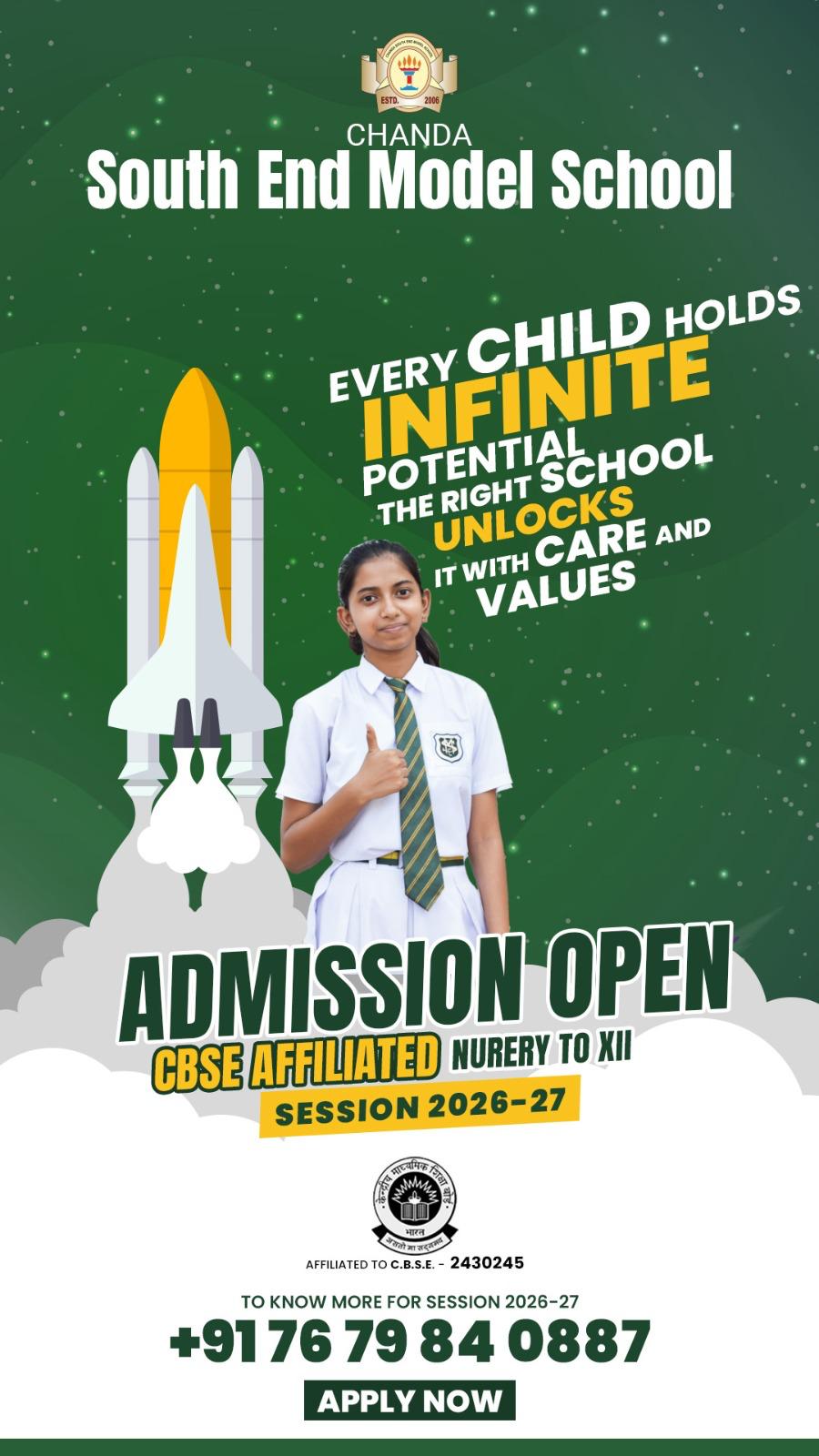 South End Model School Facebook ad from Jan 1, 2026