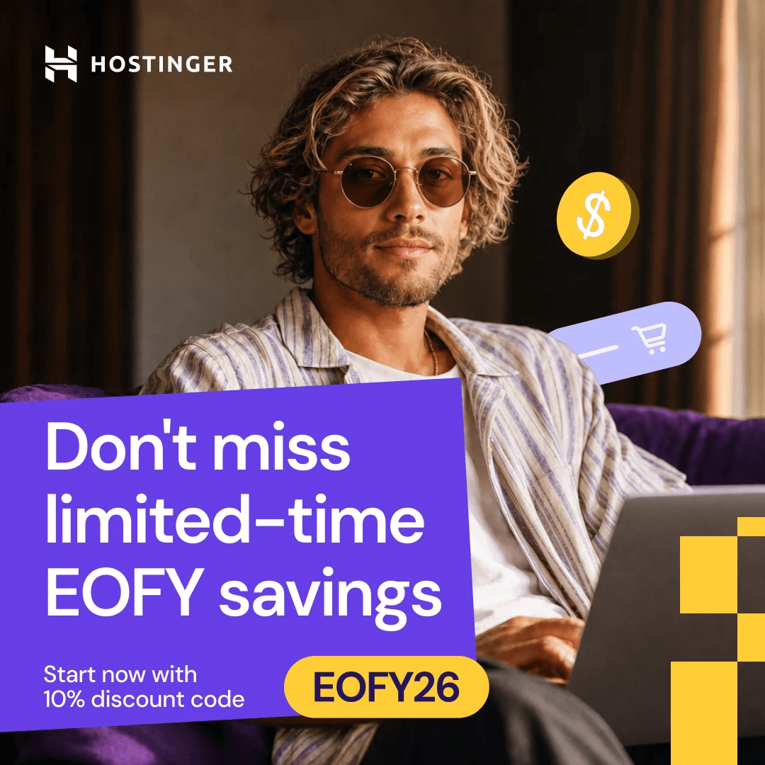 Hostinger Facebook ad from Jun 1, 2026