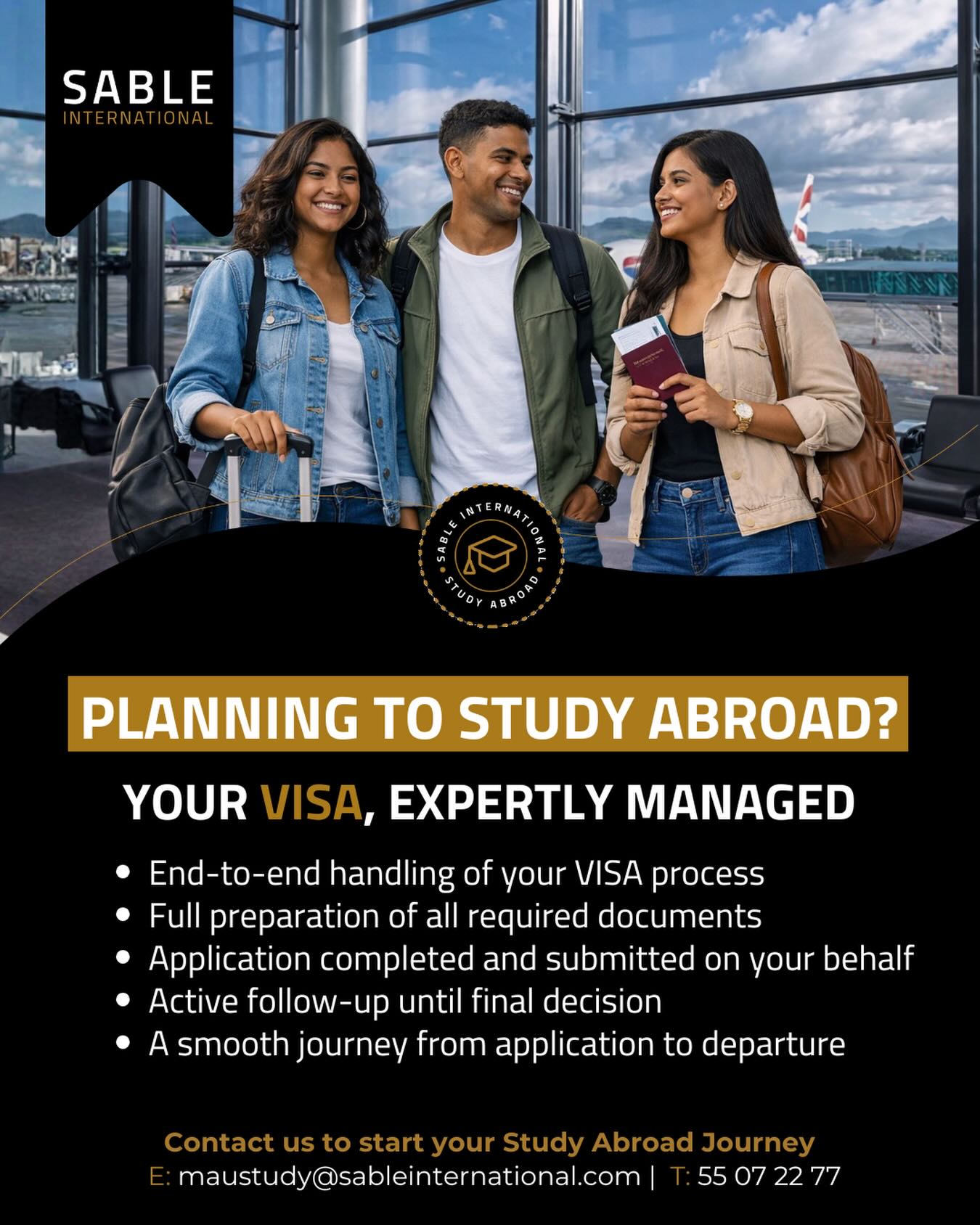 Sable International Study Abroad Mauritius Facebook ad