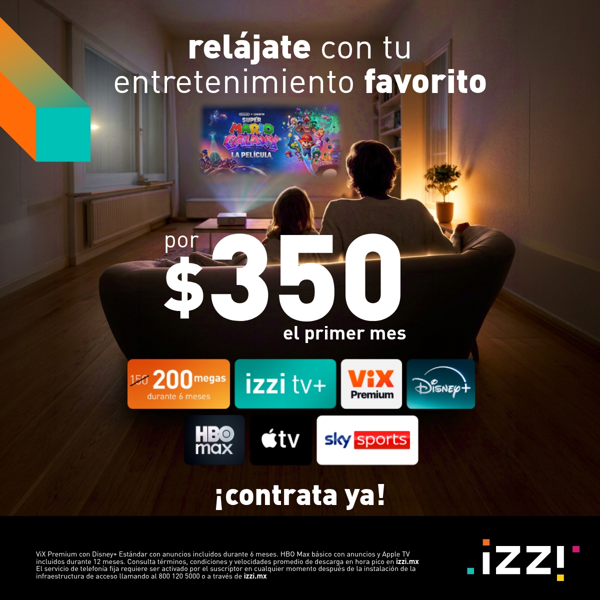 izzi telecom Facebook ad
