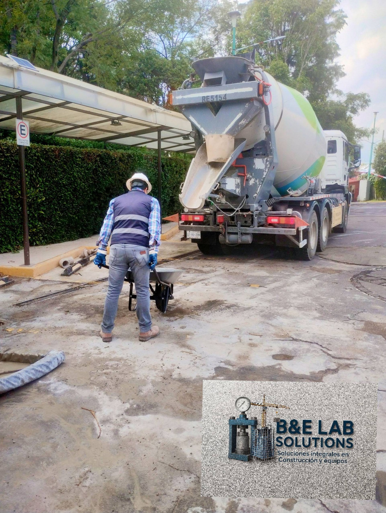 BEB Lab Soluciones Facebook ad: Servicios de Control de Concreto