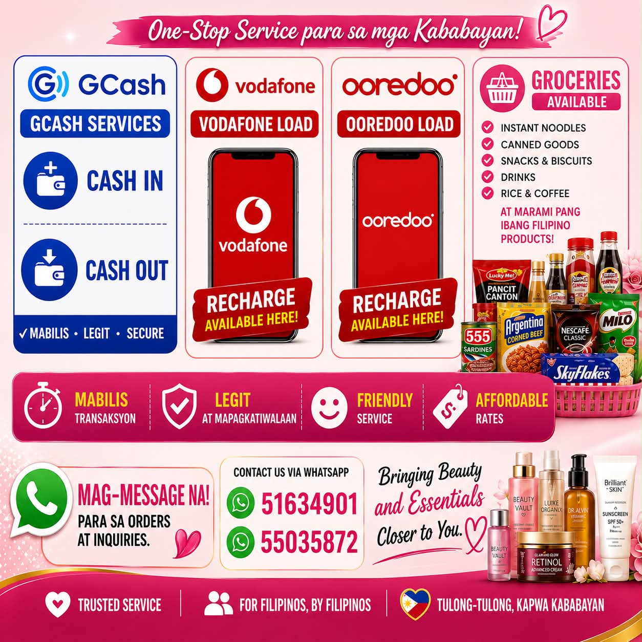 Mary's Online Shop Qatar Facebook ad