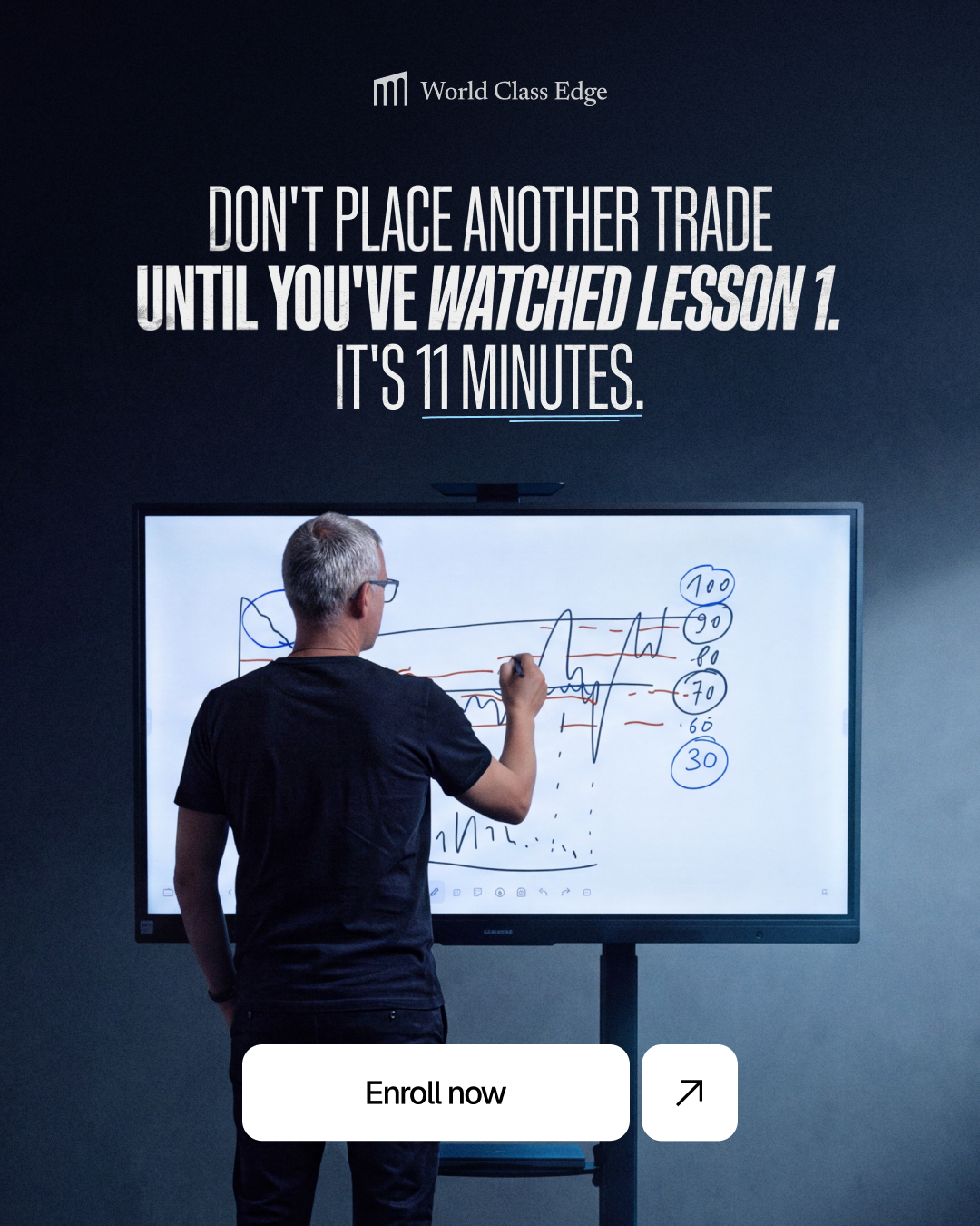 World Class Edge Facebook ad: NEW: Learn From World Class Traders for Free