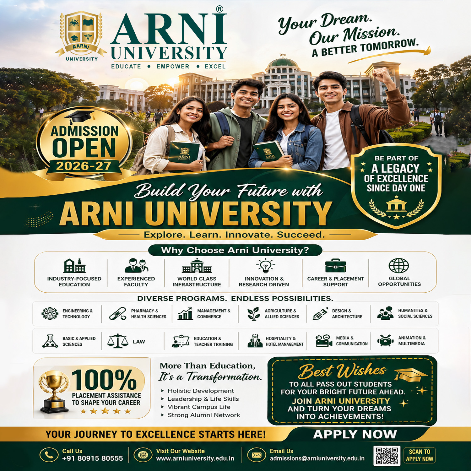 ARNI University Facebook ad from May 4, 2026