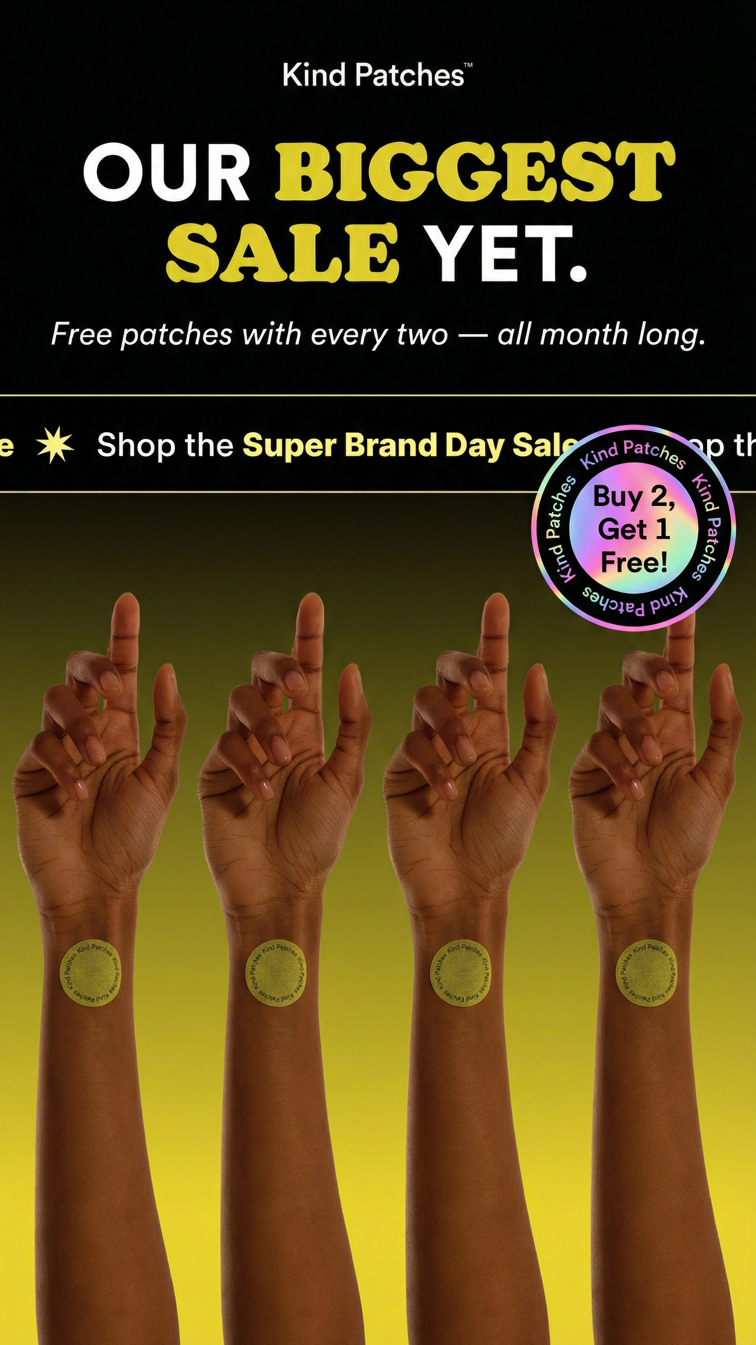 Kind Patches Facebook ad