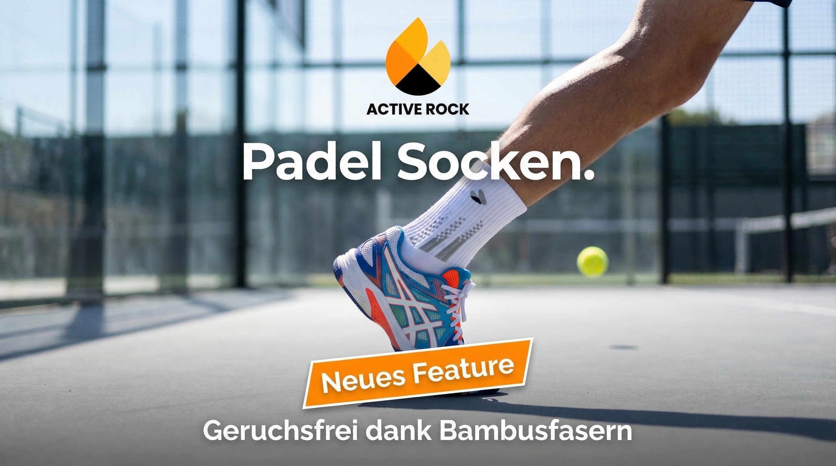 Active Rock Facebook ad: Die ultimativen Padel-Socken