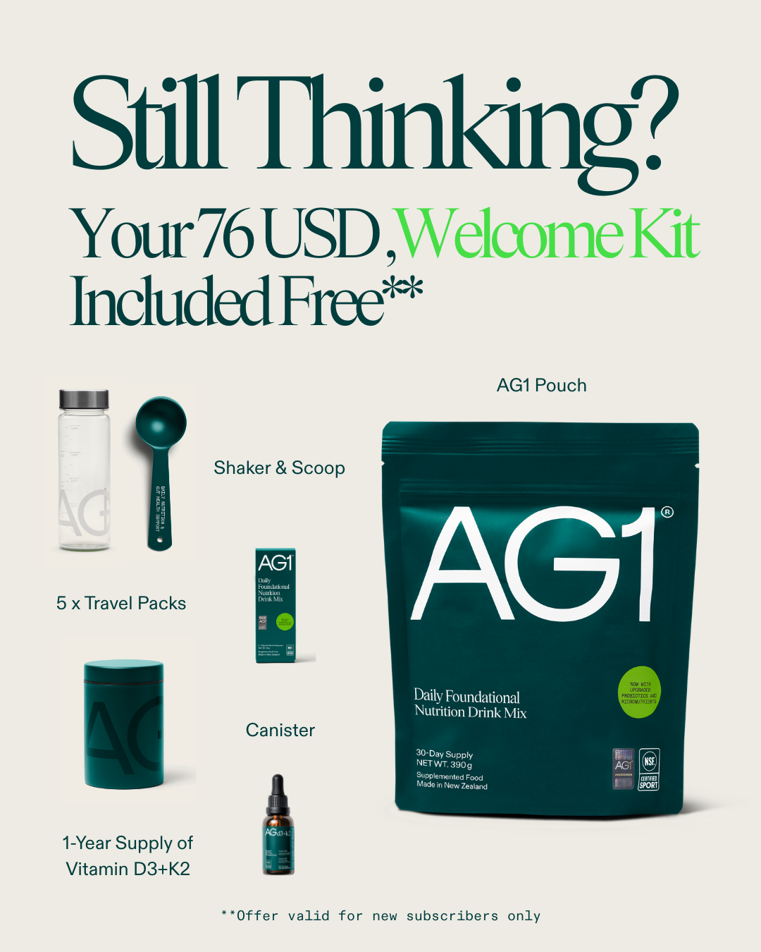 AG1 by Athletic Greens Facebook ad