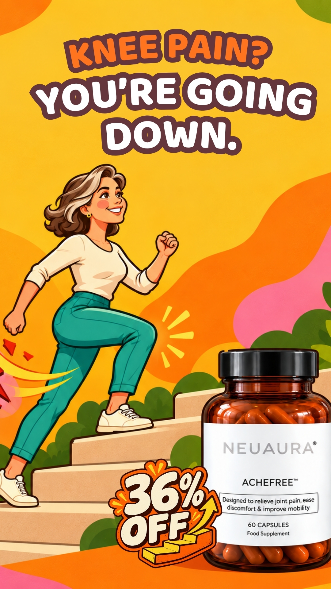 Neuaura Facebook ad: End Joint Pain Fast!