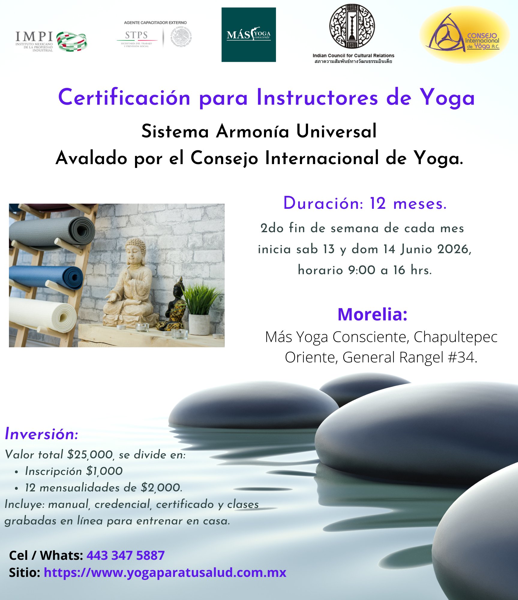 Consejo Internacional de Yoga en México Facebook ad