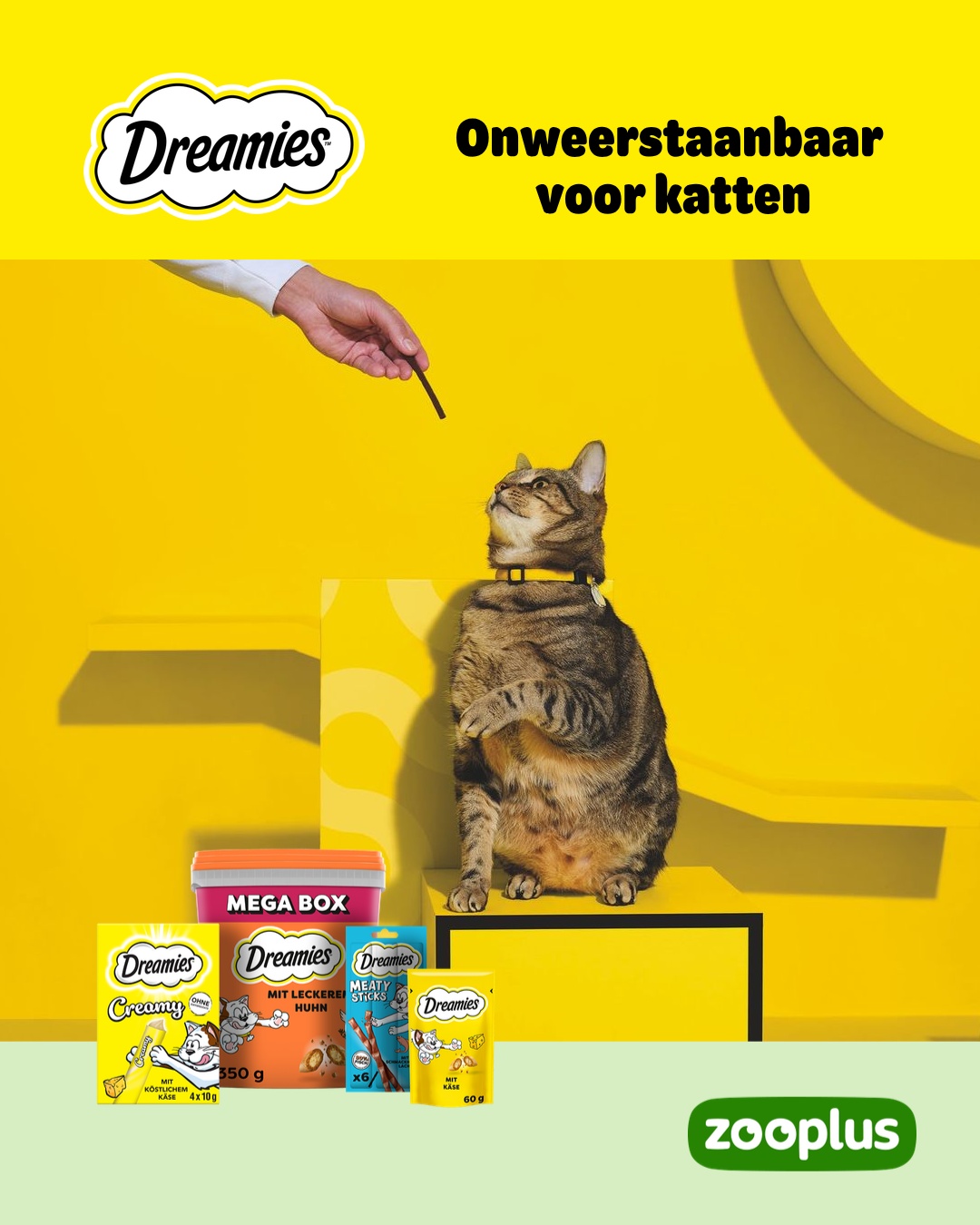 zooplus Facebook ad: DREAMIES