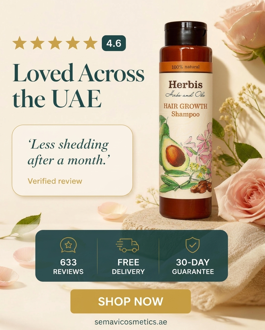Semavi Cosmetics Facebook ad: Loved Across the UAE