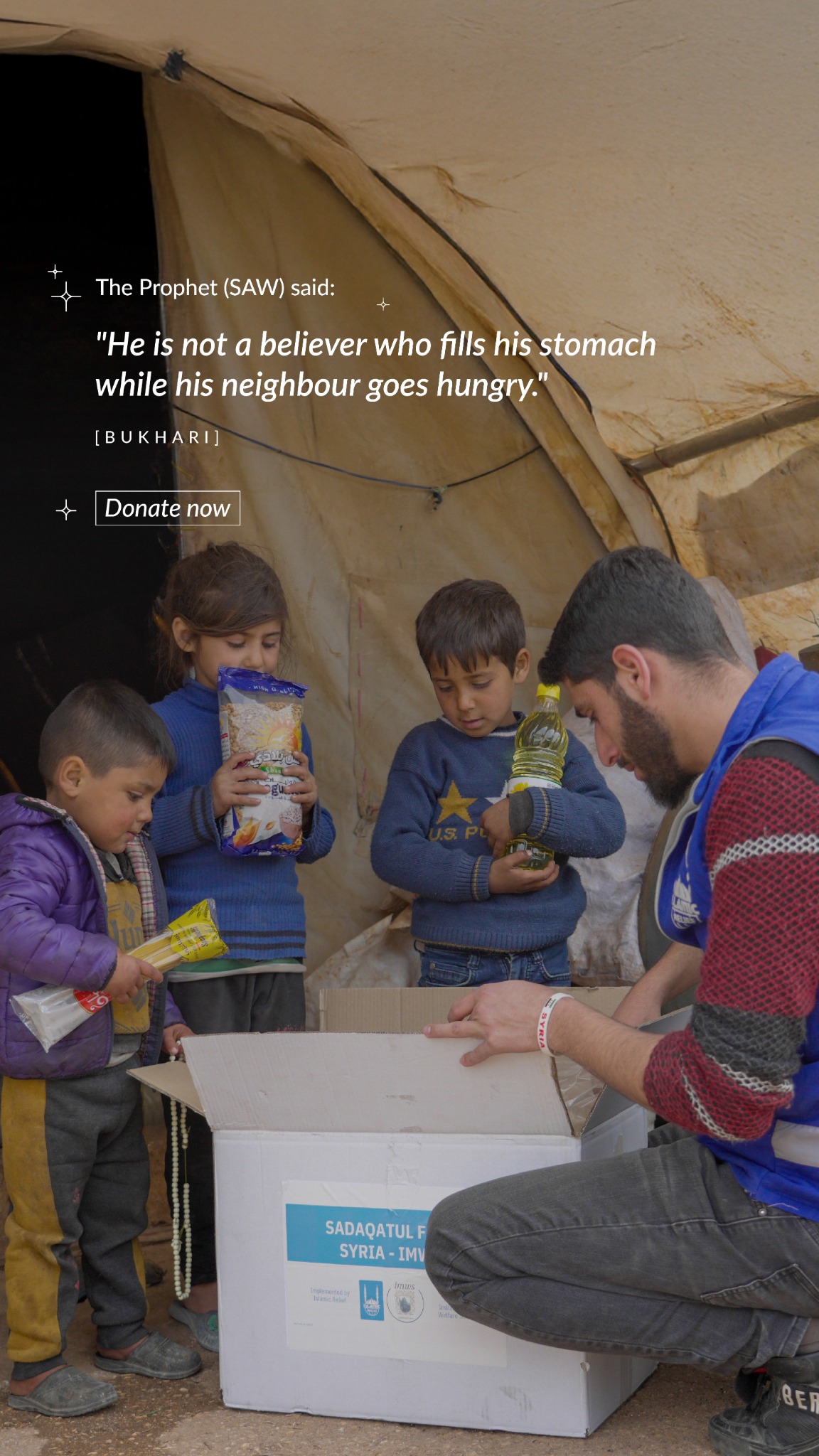 Islamic Relief UK Facebook ad