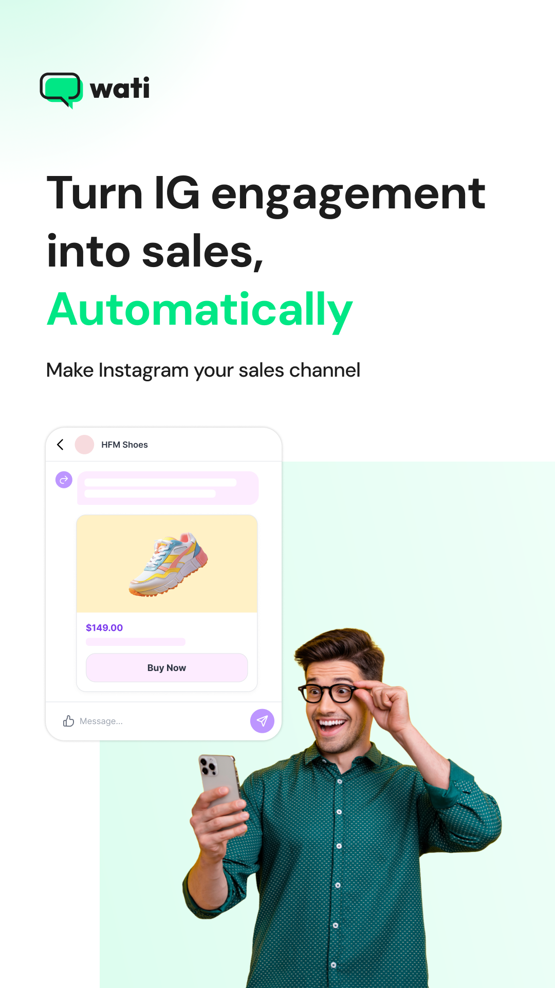 WATI - WhatsApp Team Inbox Facebook ad