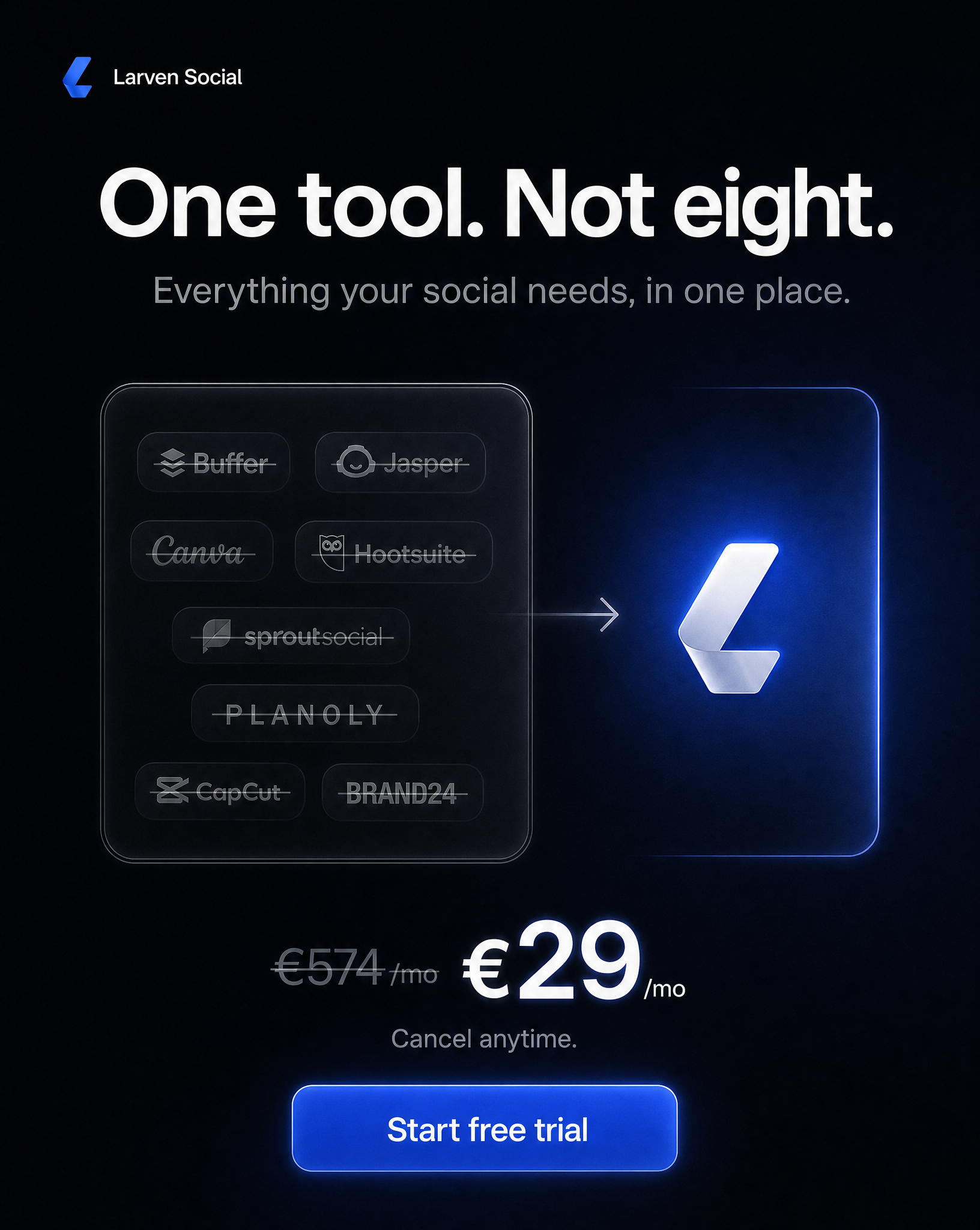 Larven AI Facebook ad