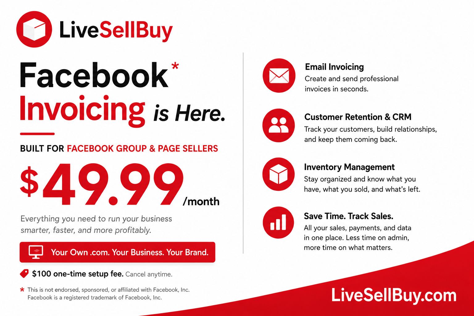Live Sell Buy Facebook ad: Live-Sale Invoicing Software for Facebook Sellers |…