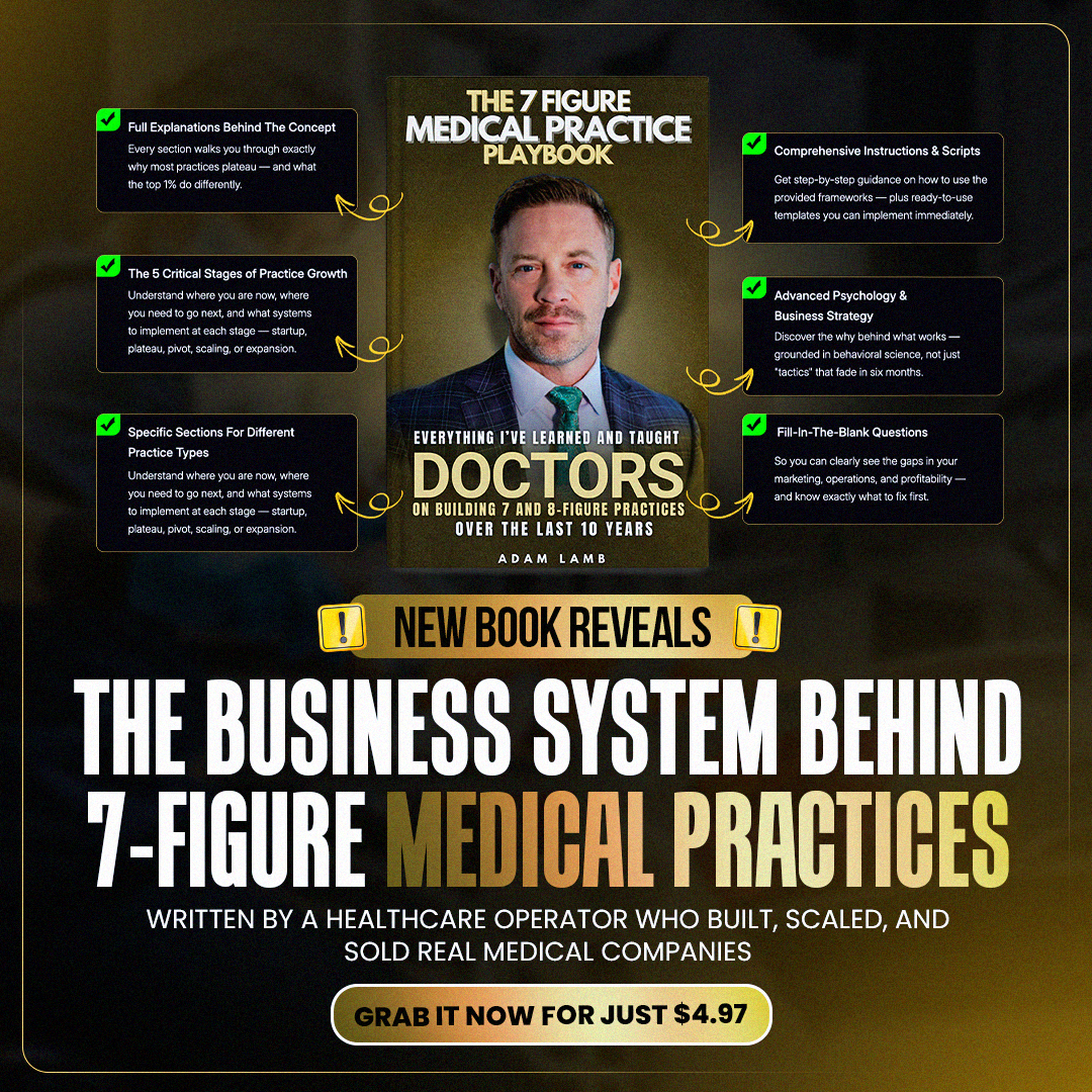 The one percent life doctors Facebook ad: I Watched Medical Practices Go from Chaos to Seven Figures…