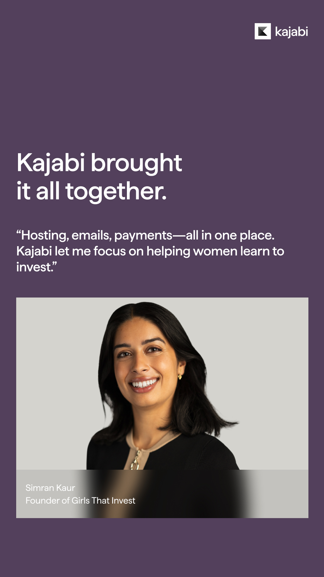 Kajabi Facebook ad