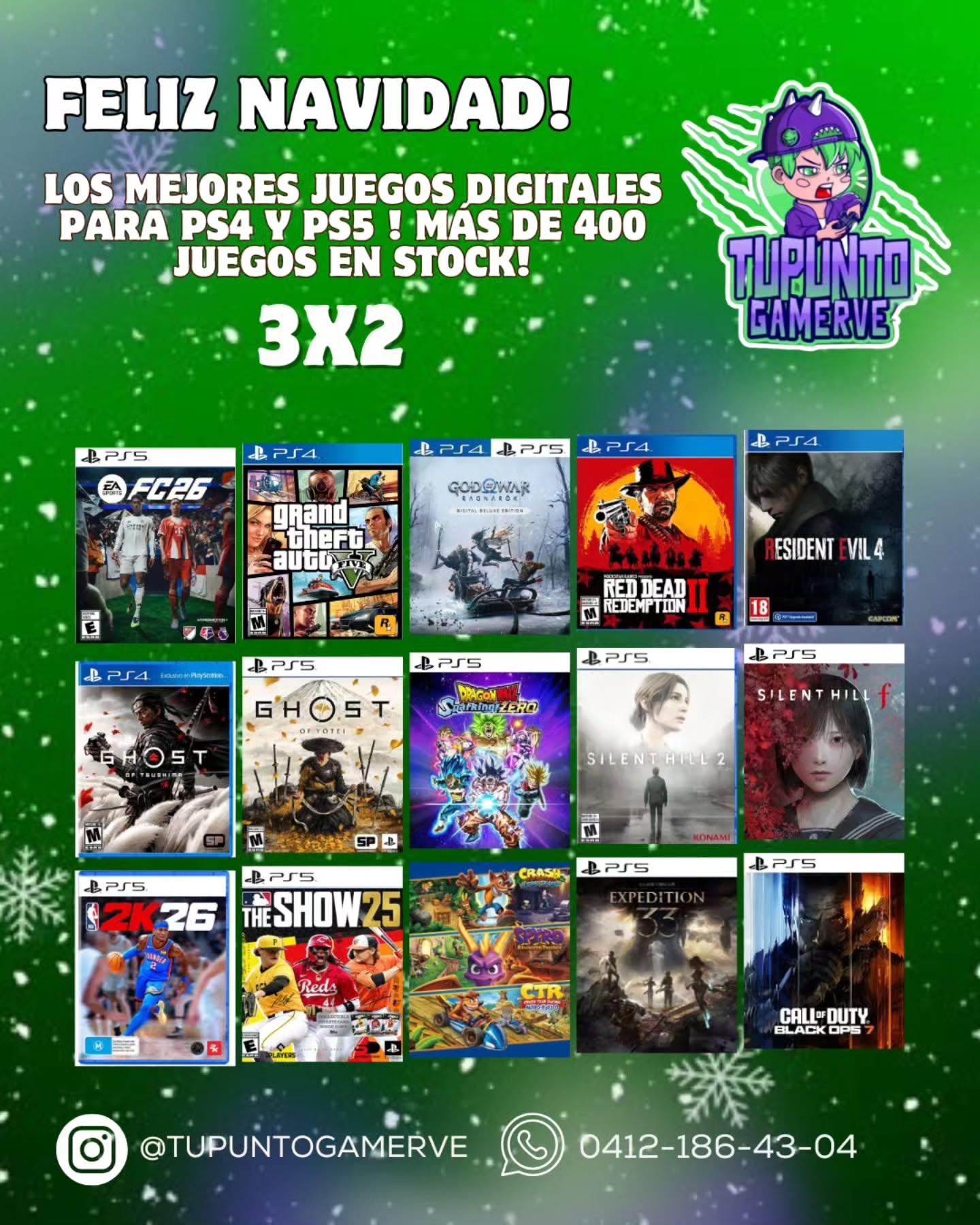 Tu Punto Gamer Ve Facebook ad: Los mejores juegos digitales para ps4 y ps5…