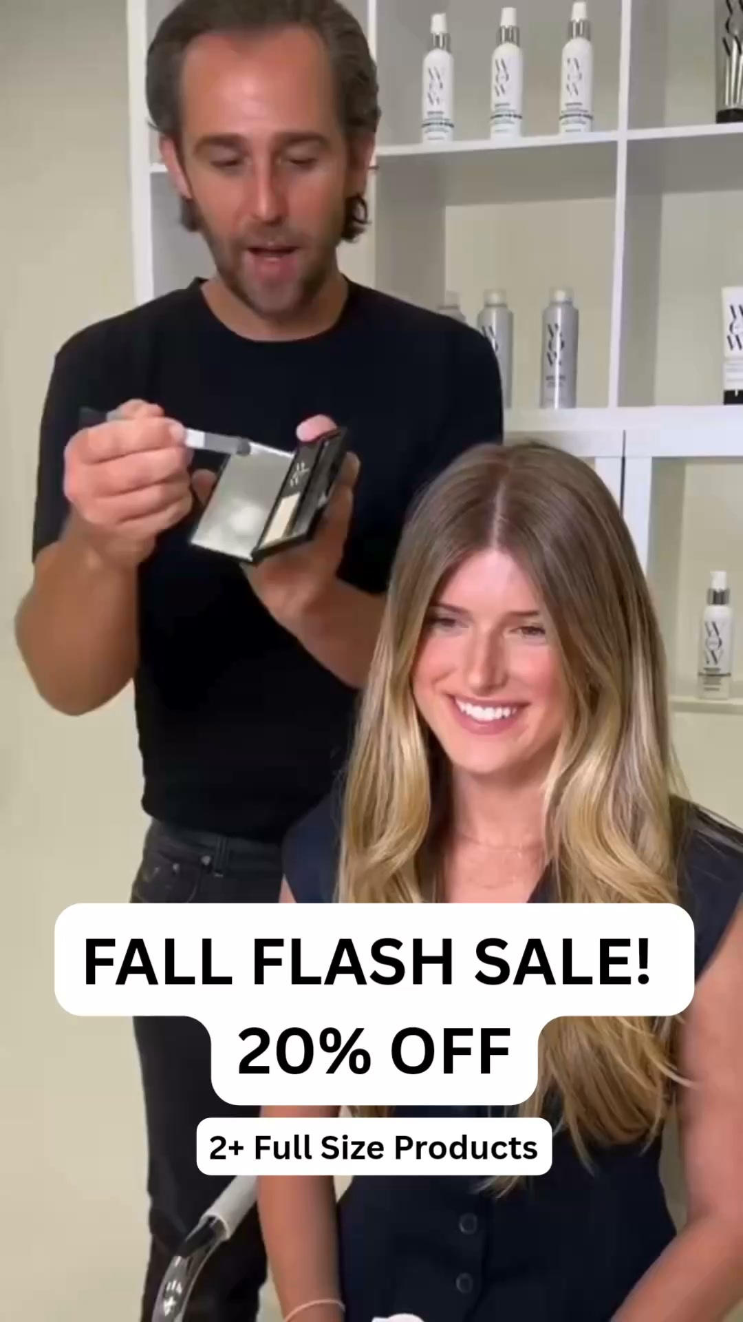 Color Wow Facebook ad: Fall Flash Sale