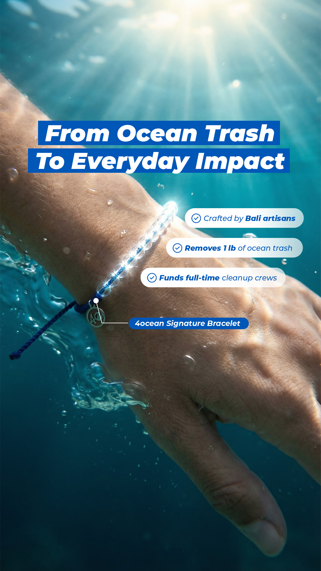 4ocean Facebook ad