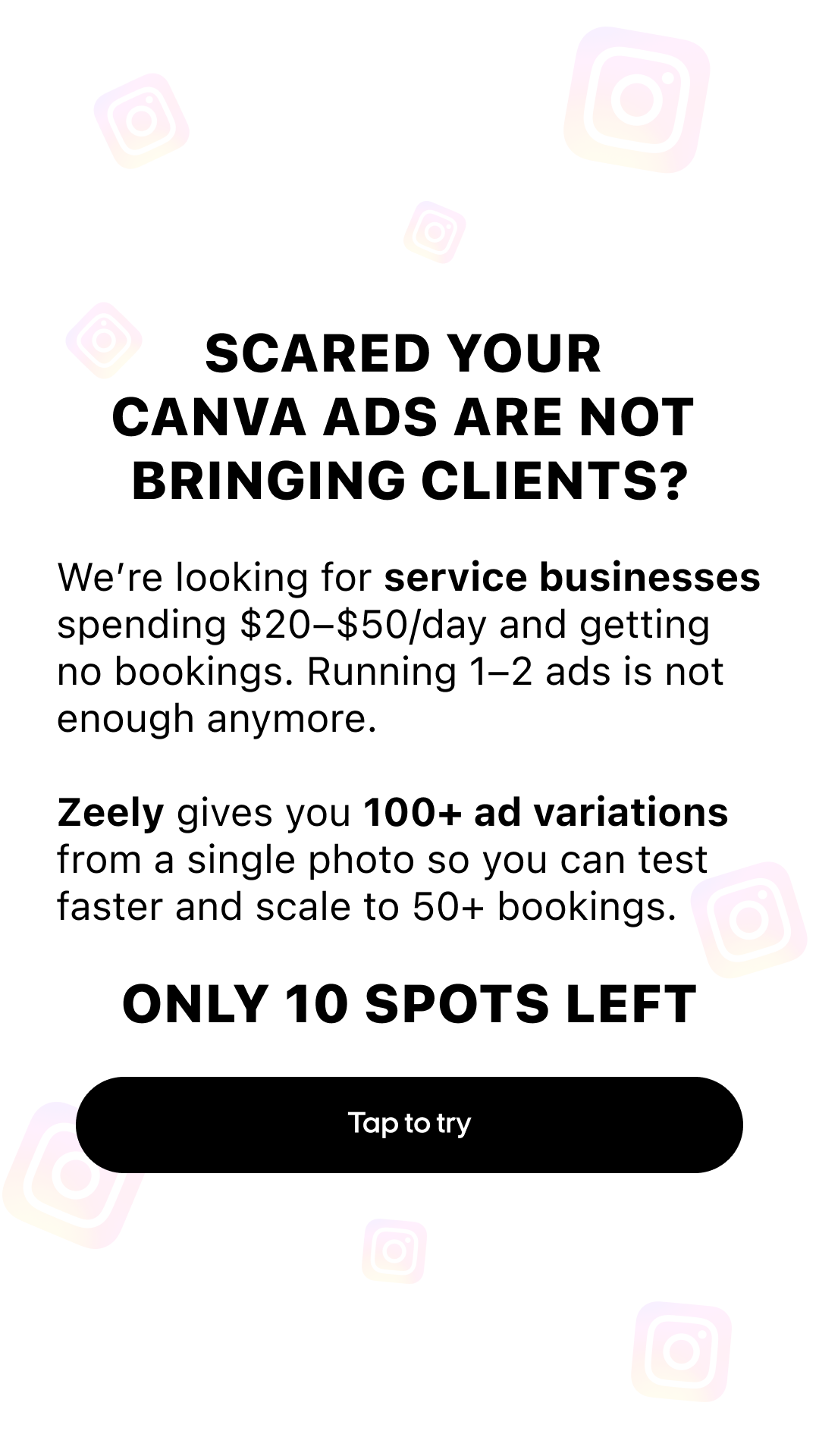 Zeely: AI Ads Maker Facebook ad