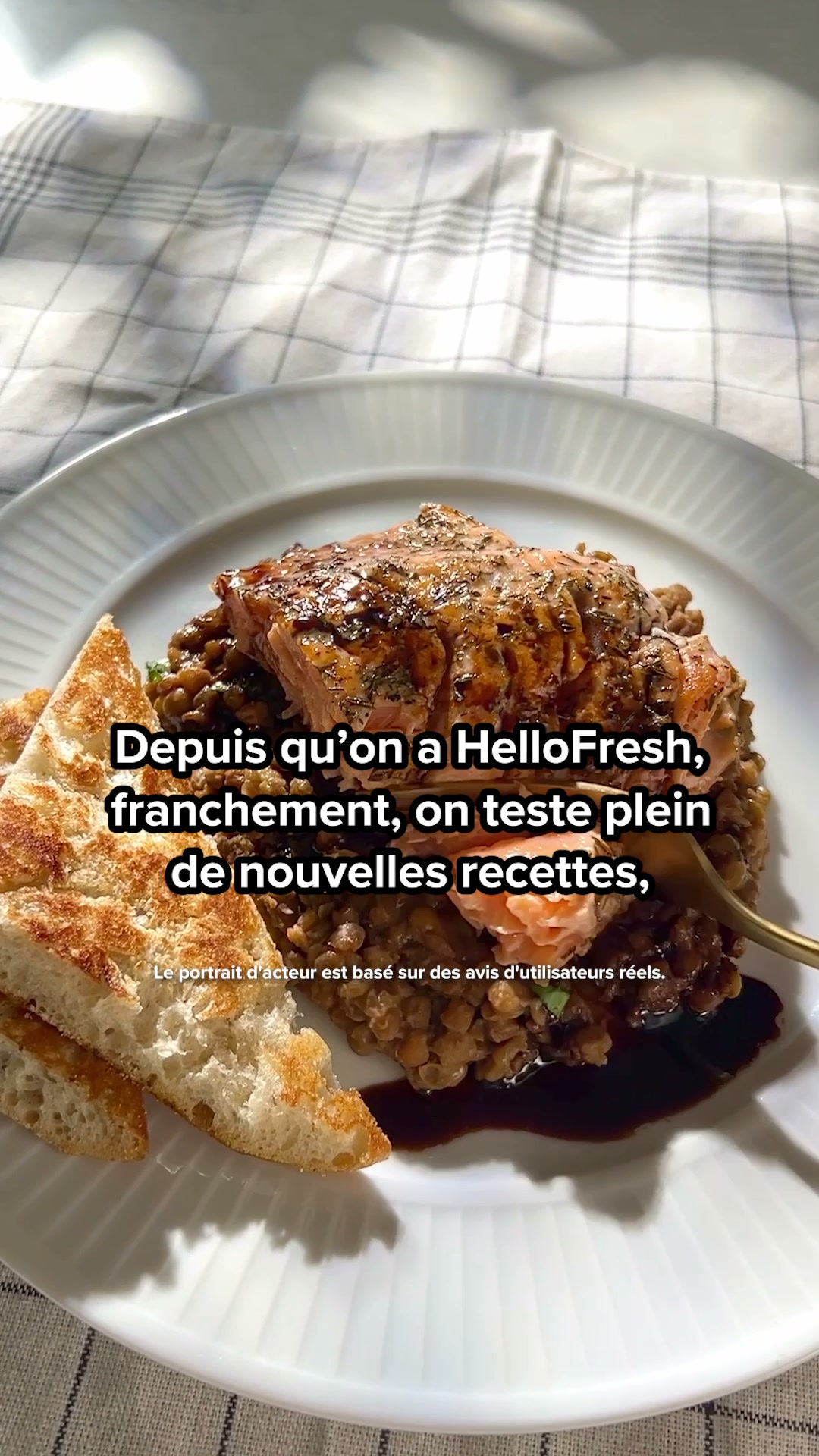 HelloFresh Facebook ad: Une poêle offerte + Jusqu'à -85€