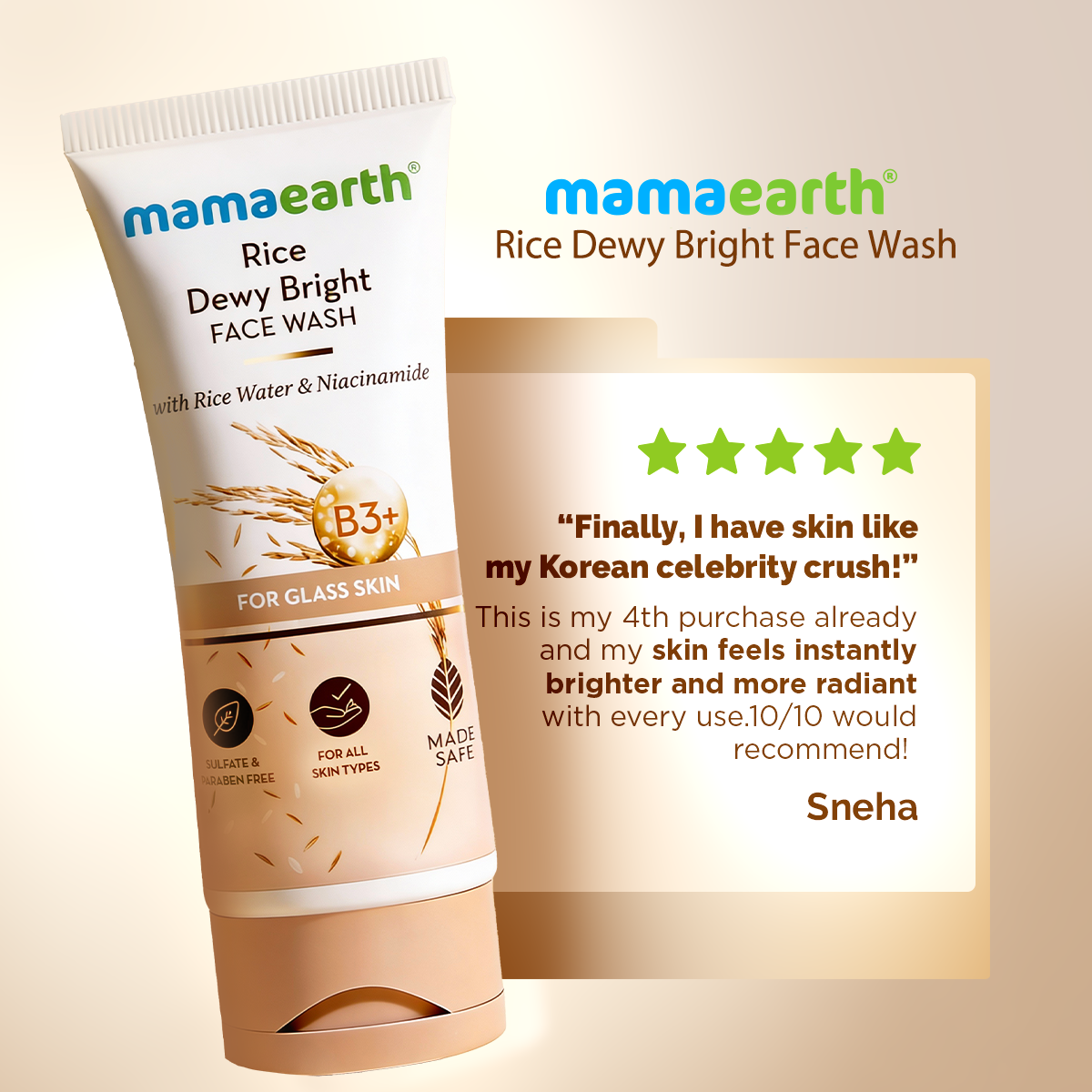 Mamaearth Facebook ad