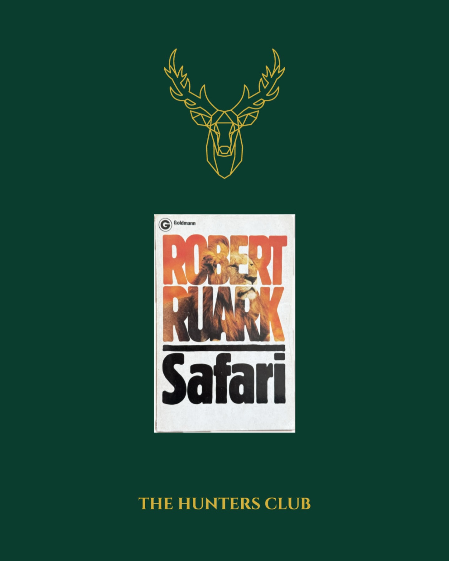thehuntersclub_net Facebook ad: Safari von Robert Ruark.