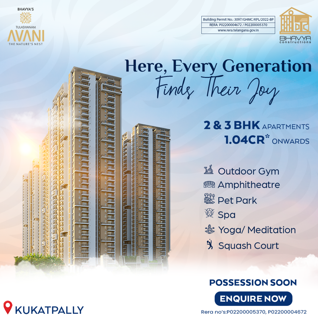 Bhavya Constructions Facebook ad