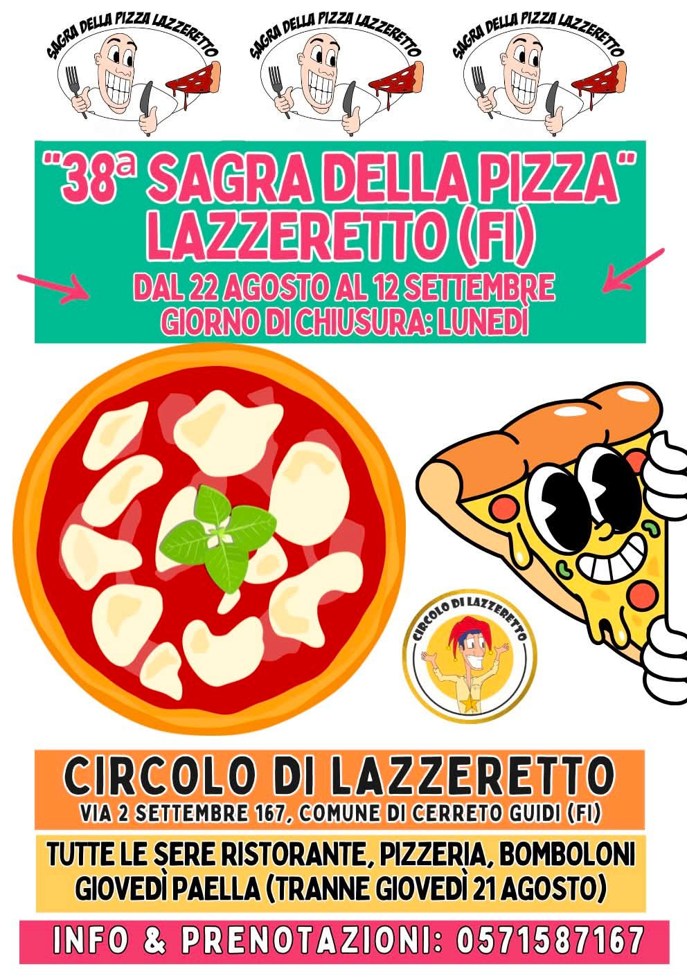 Circolo di Lazzeretto Facebook ad: Programma completo per la nostra 38ª ed.