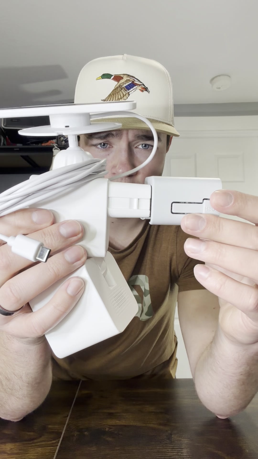 Wyze Facebook ad: Never Recharge Again-Solar Tracks!