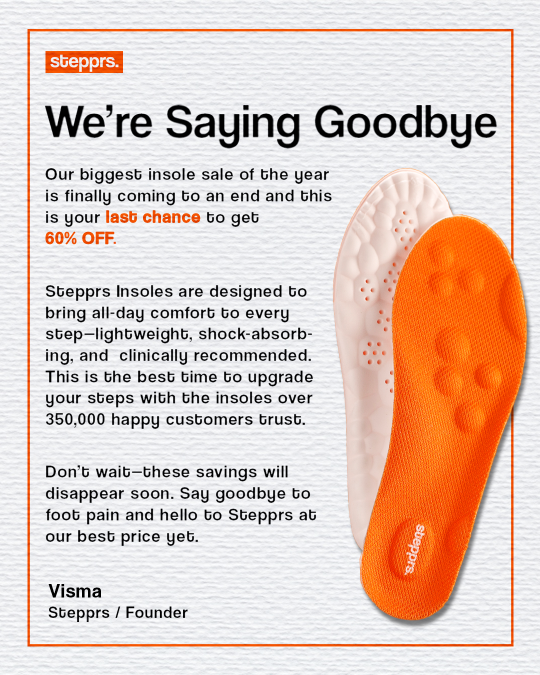 Stepprs Facebook ad