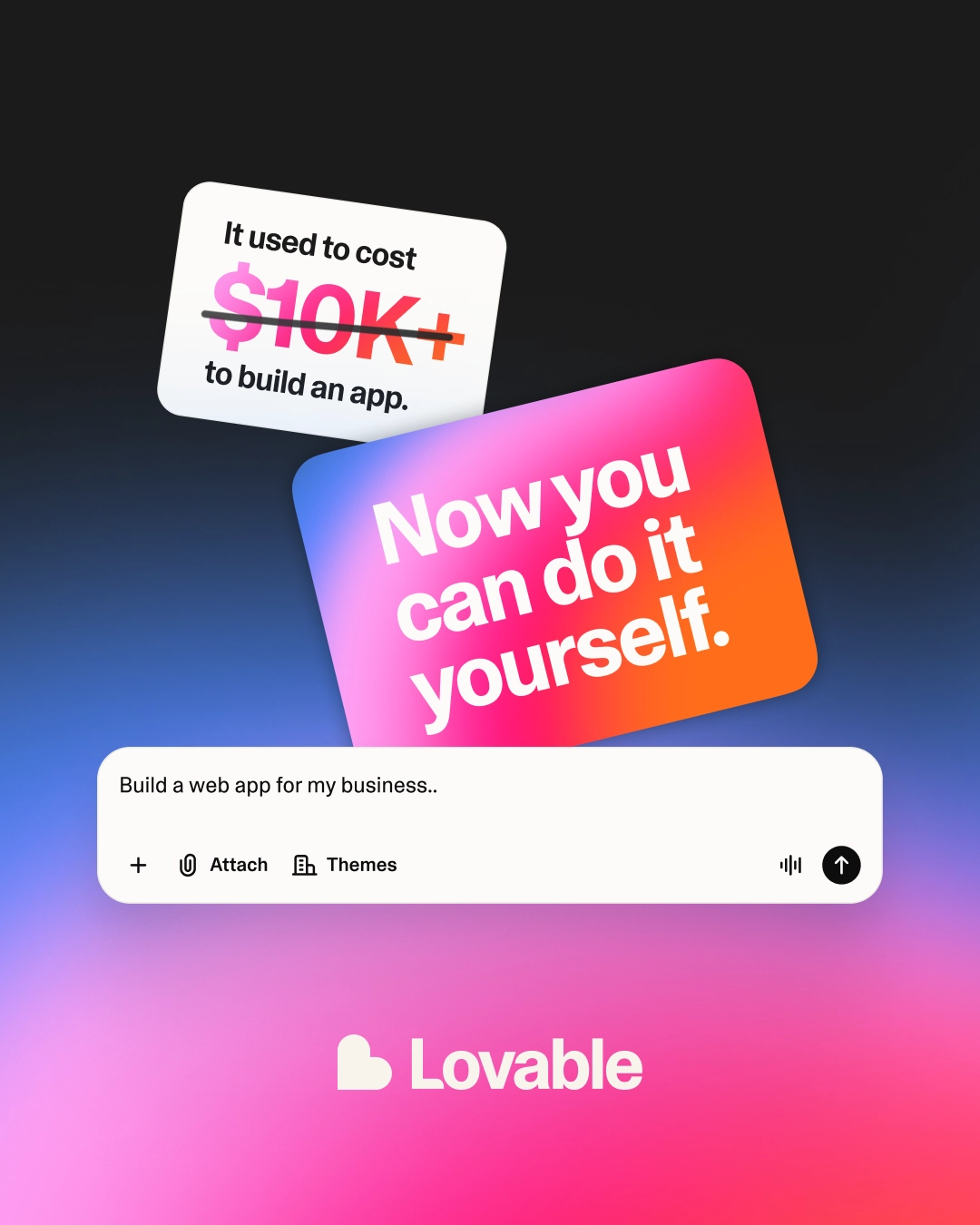 Lovable.dev Facebook ad