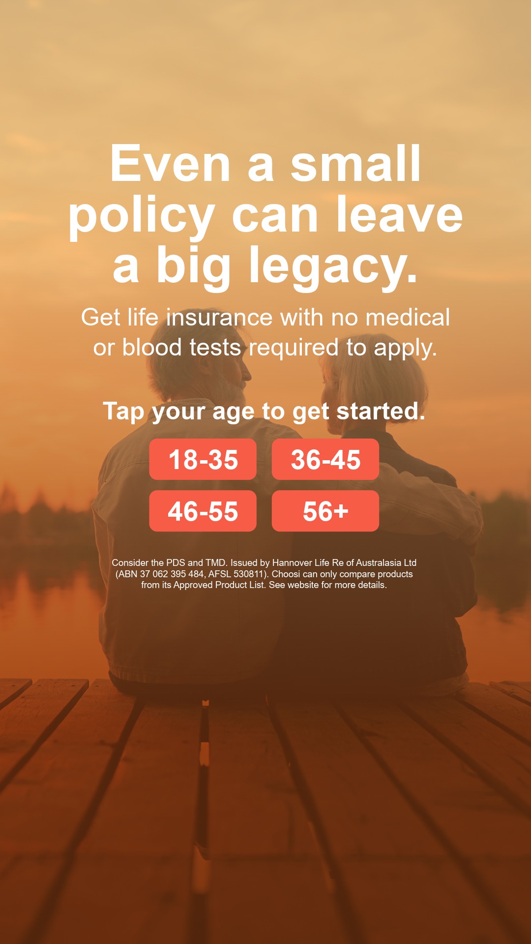 Choosi Facebook ad from Mar 18, 2026