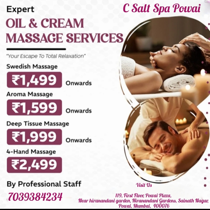Sea Salt Spa Powai Facebook ad: Home | C Salt Spa