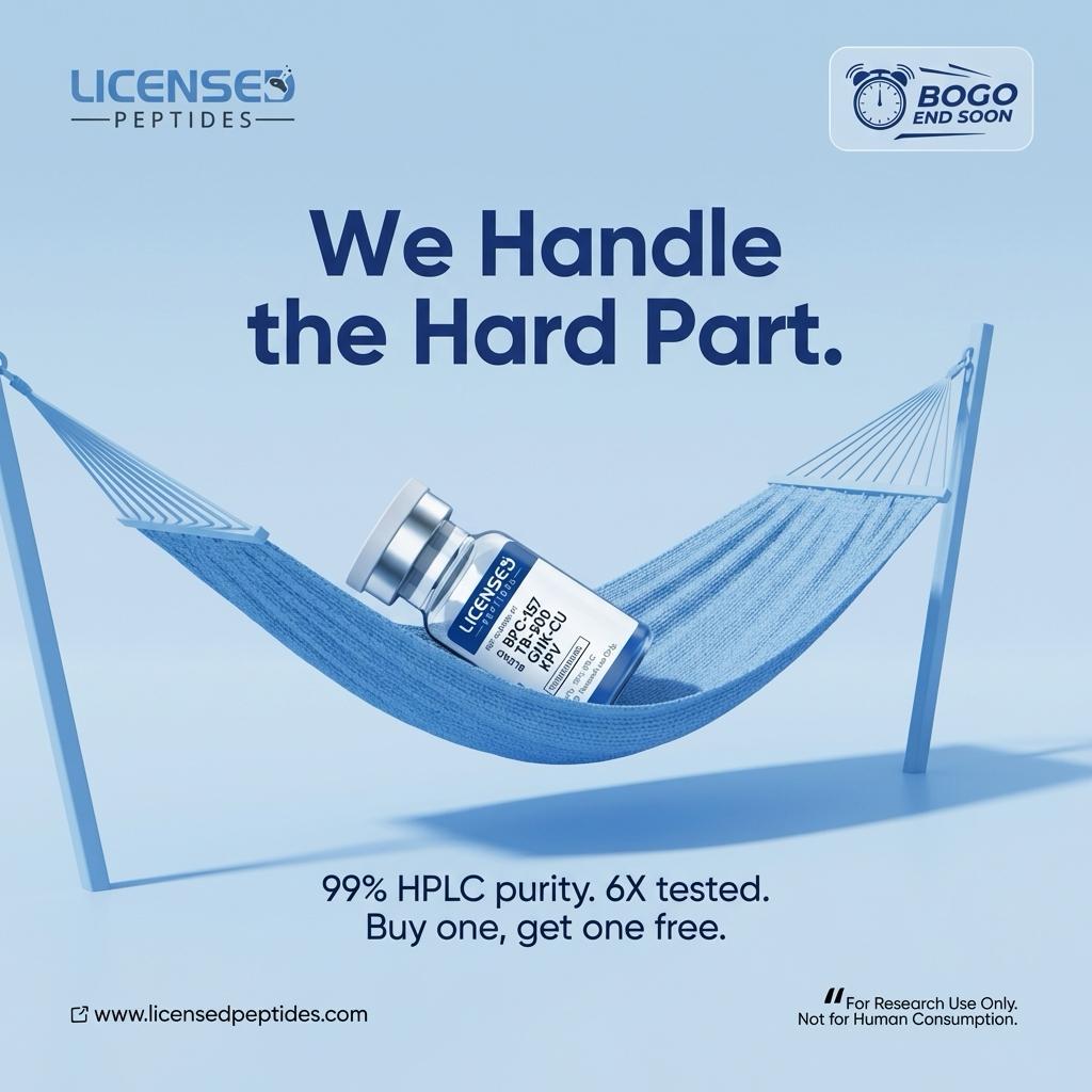 LicensedPeptides Facebook ad