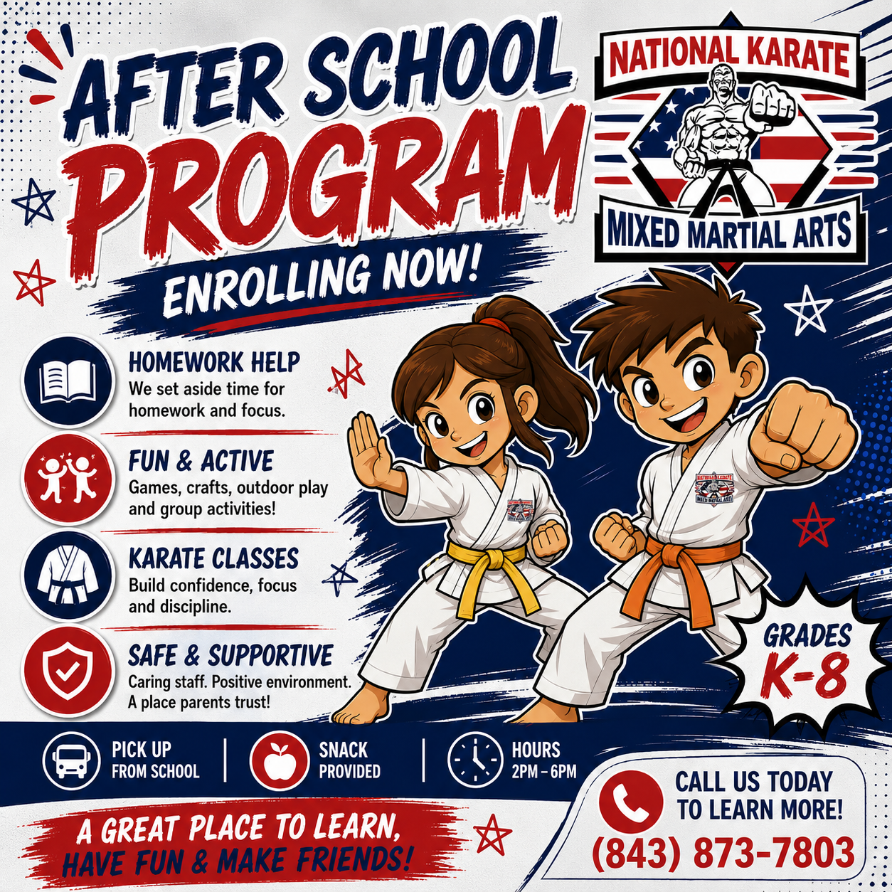 National Karate MMA Summerville Facebook ad: Locations - National Karate MMA