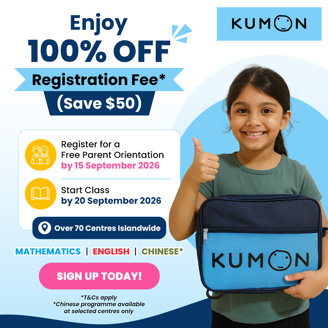 KUMON Singapore Facebook ad