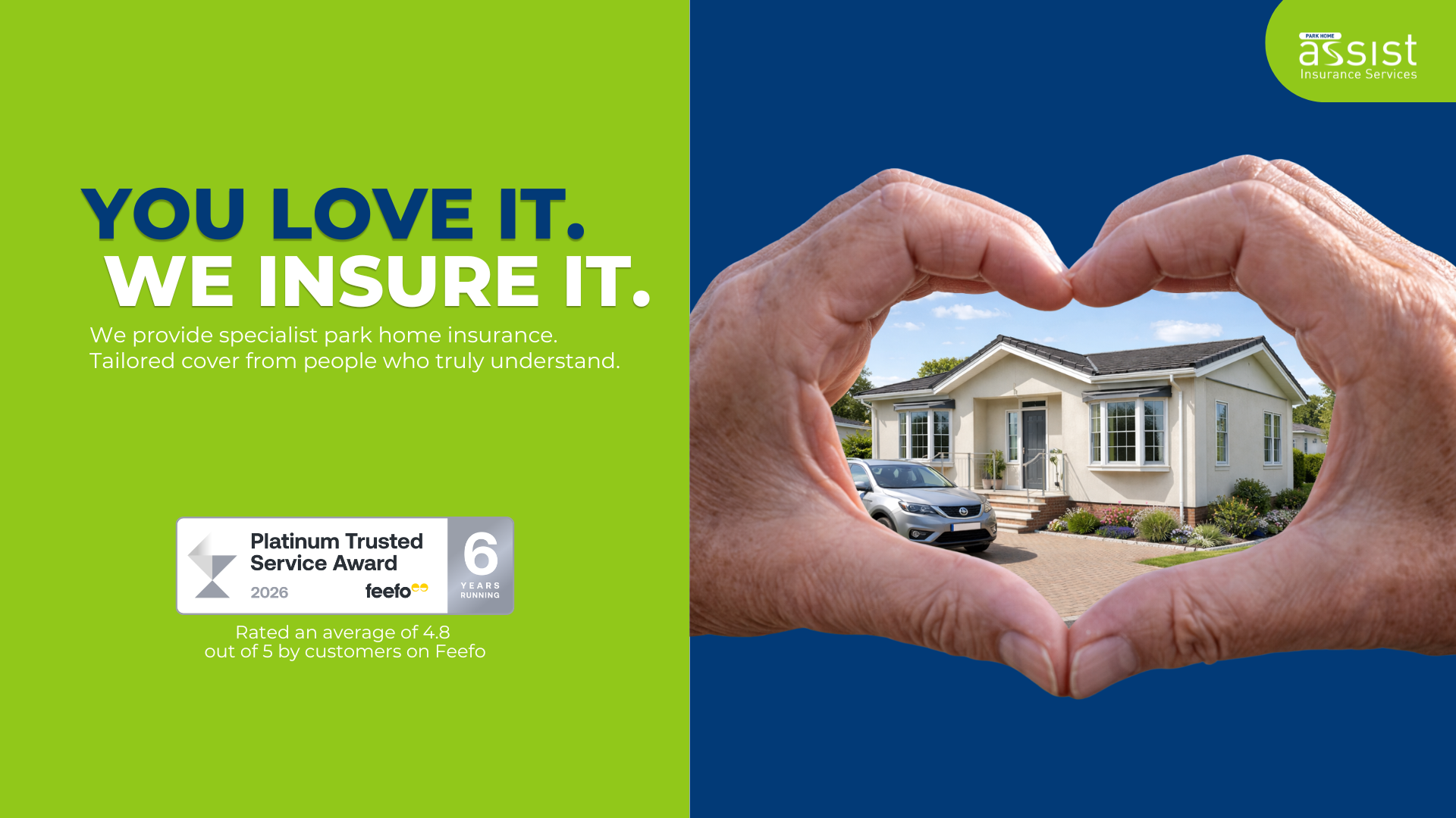 Park Home Assist Insurance Services Facebook ad