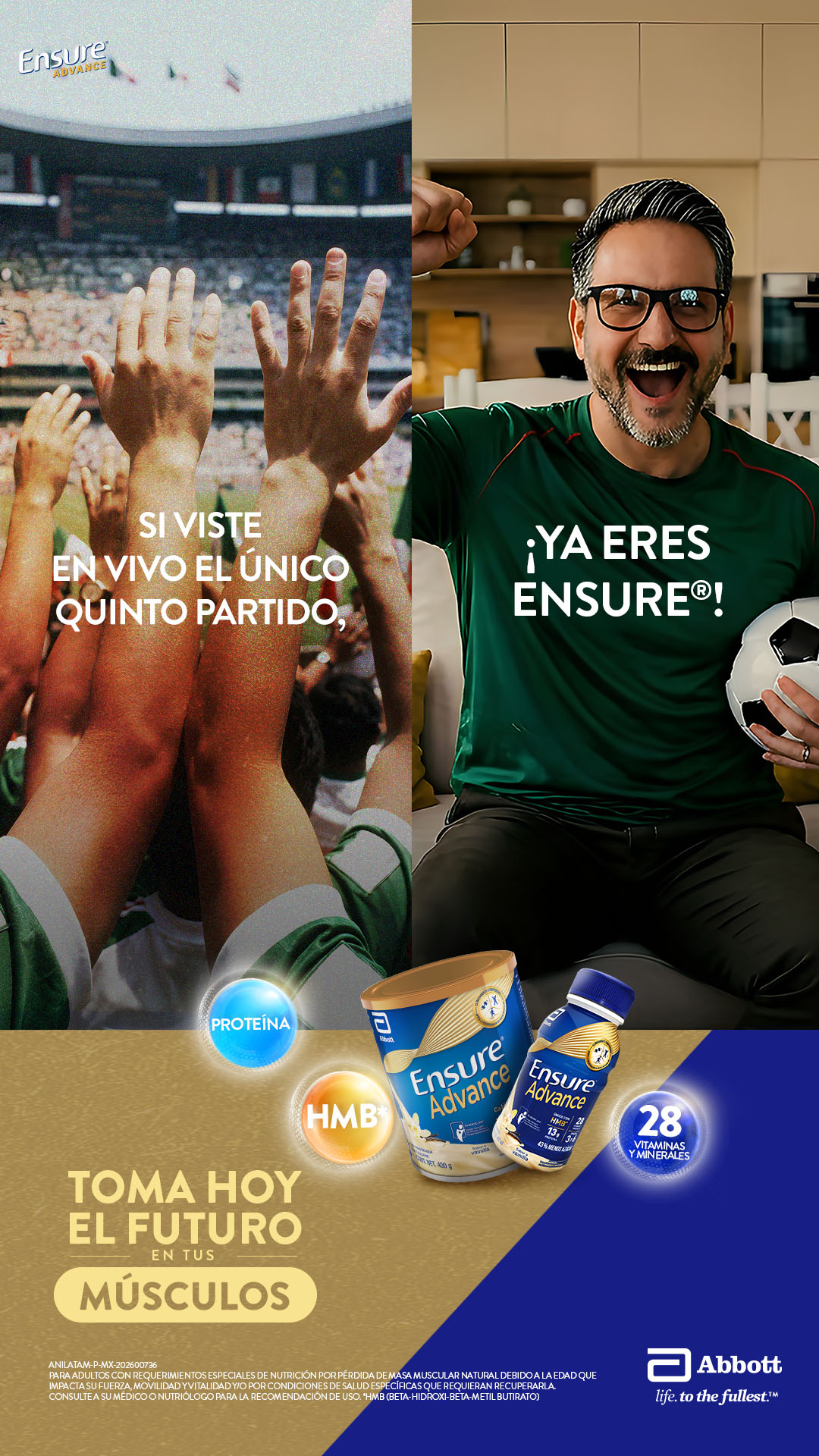Ensure Latinoamérica Facebook ad from Jul 8, 2026