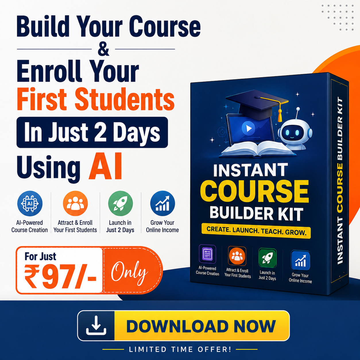 Instant Course Builder Kit Facebook ad