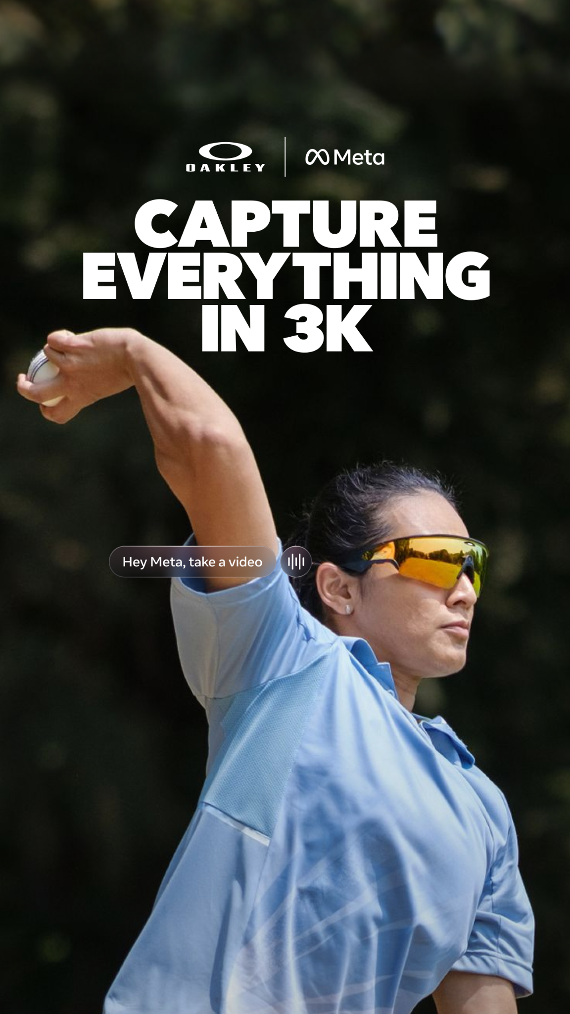 Oakley Meta Facebook ad