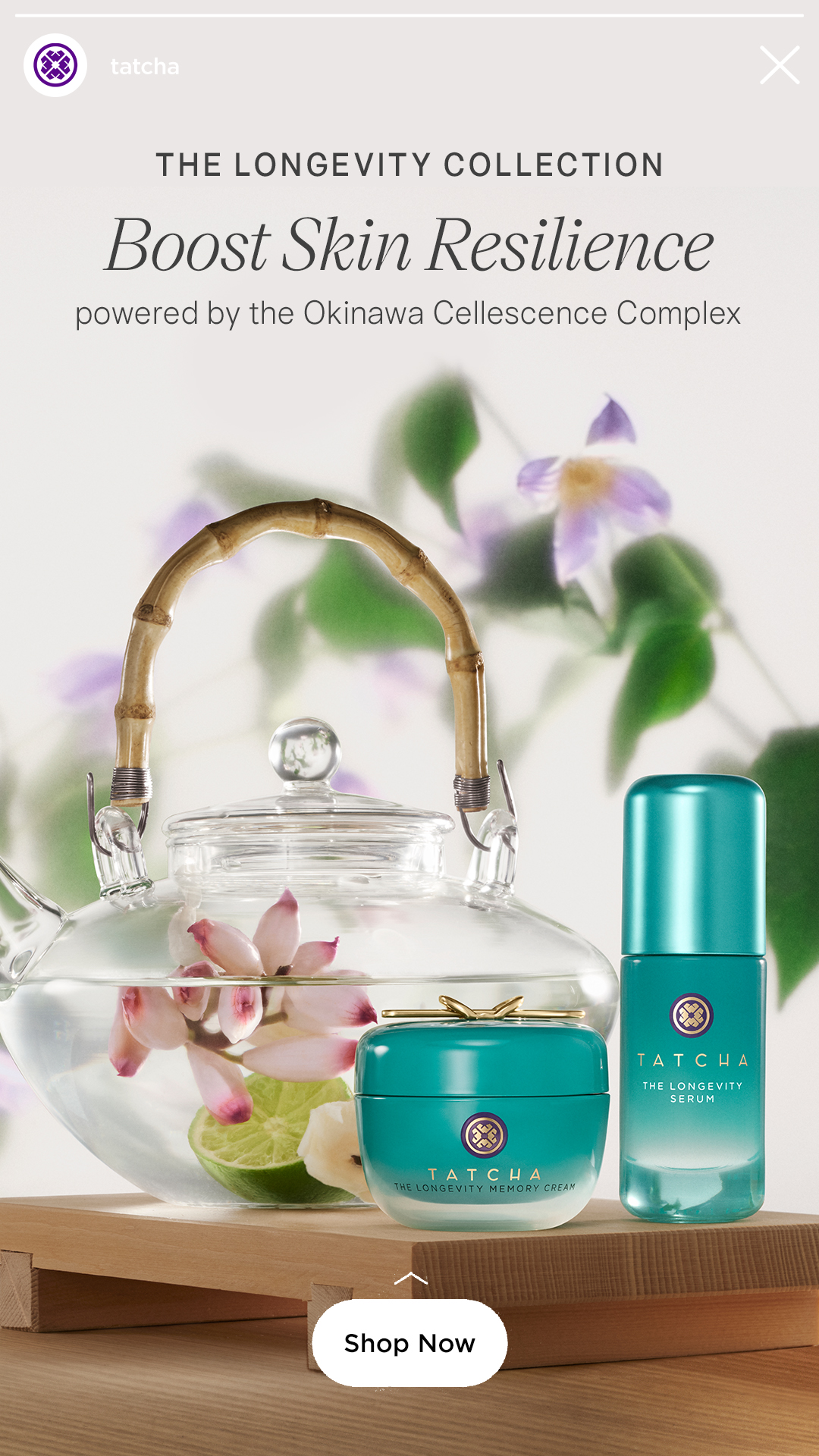 Tatcha Facebook ad