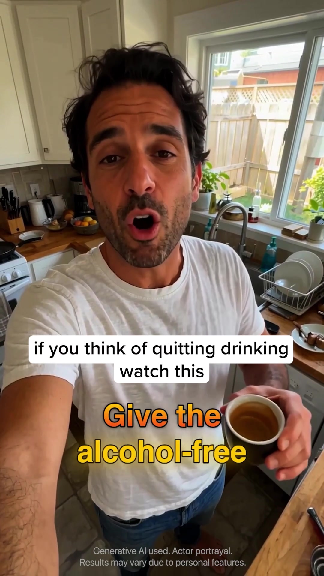 Hypnosis to Quit Drinking Facebook ad: Quit Alcohol with Hypnotherapy