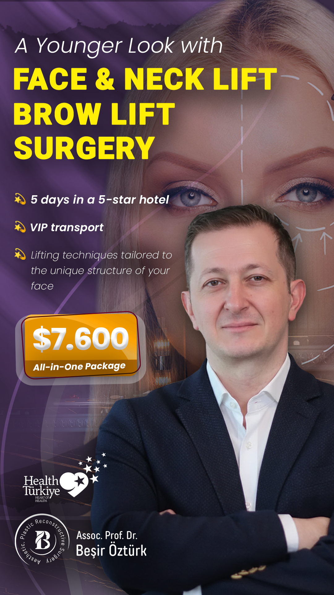 Dr. Beşir Öztürk Facebook ad: Facelift in Turkey