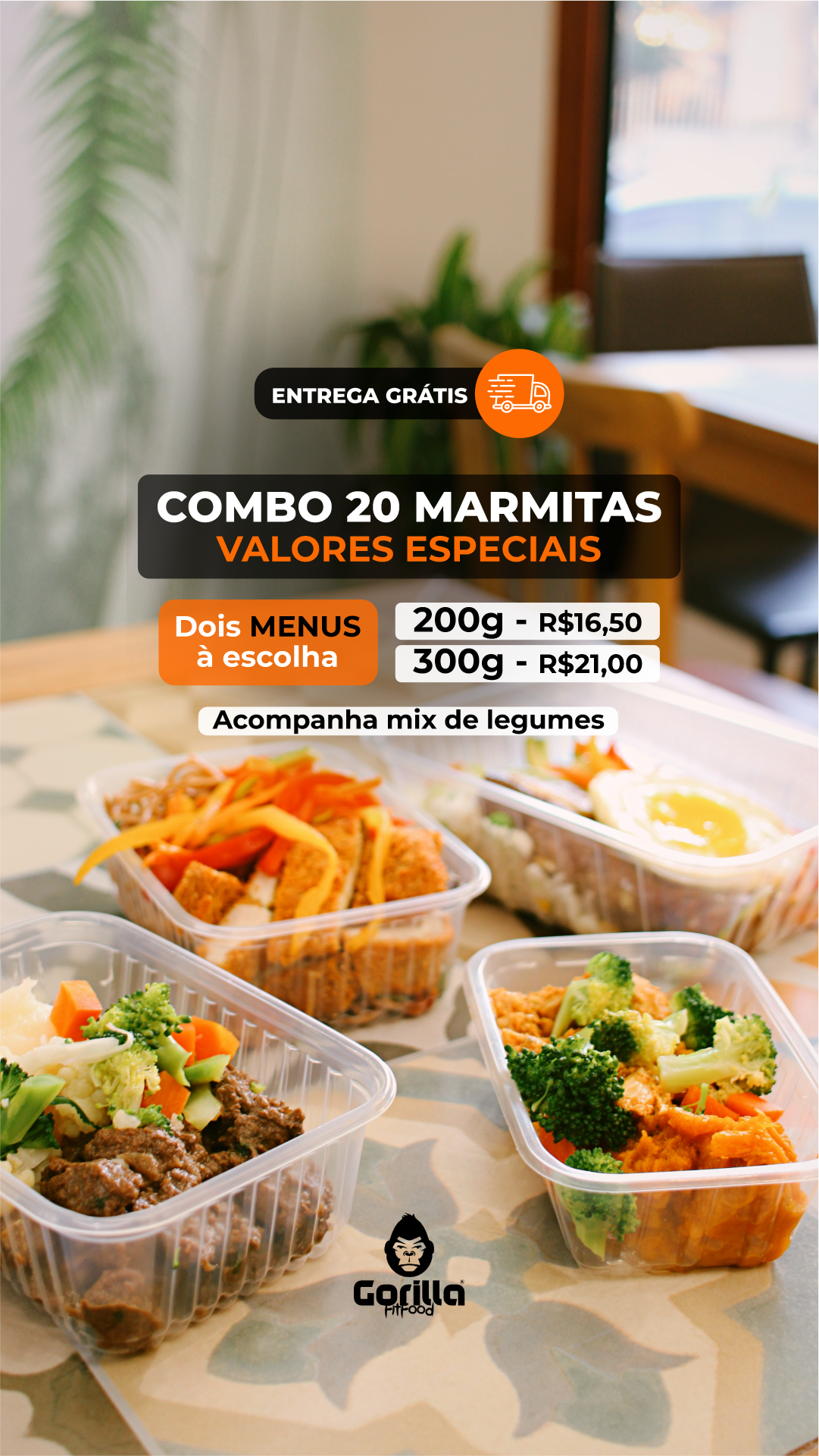 Gorilla Fit Food Facebook ad