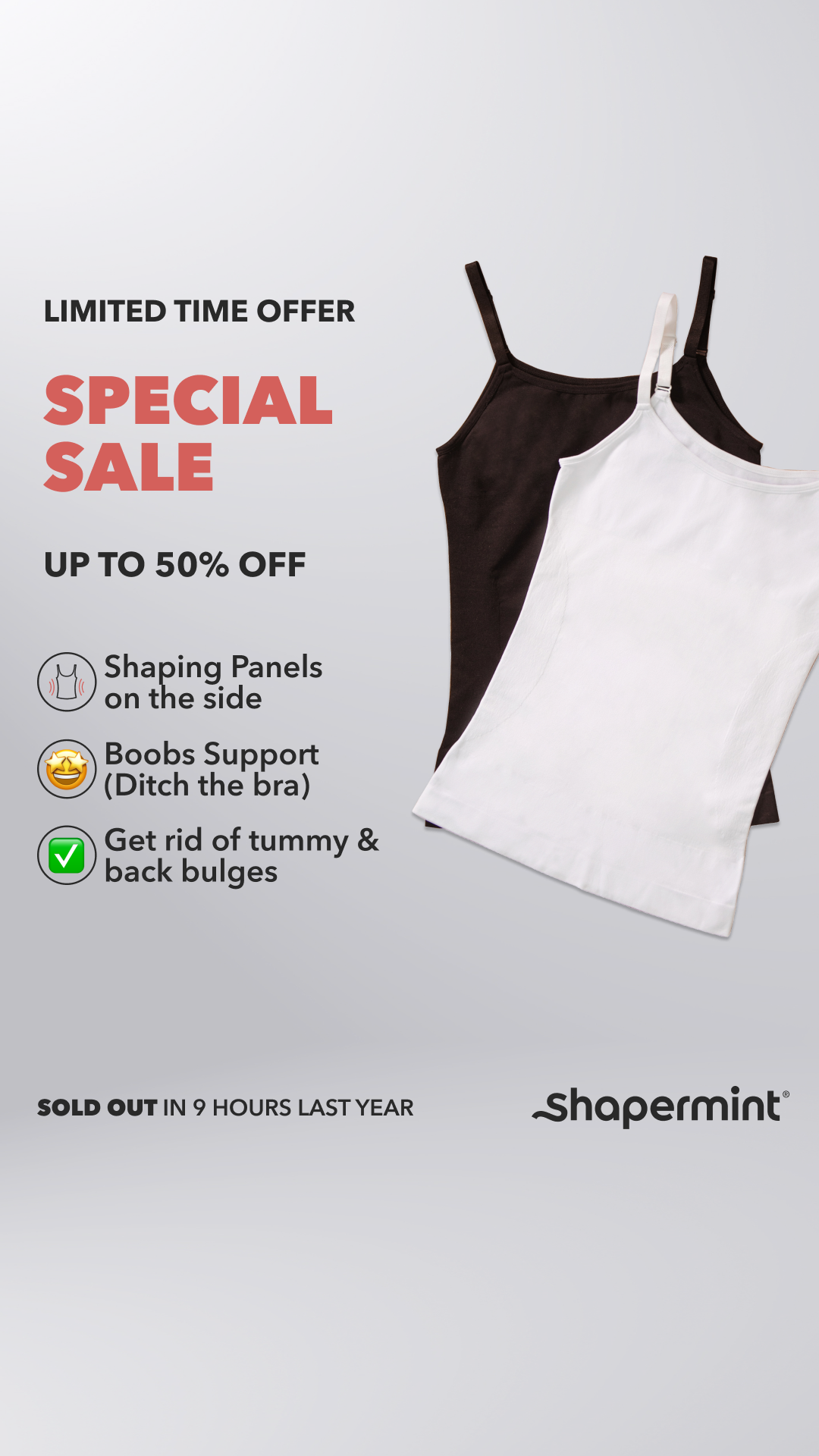 Shapermint Facebook ad