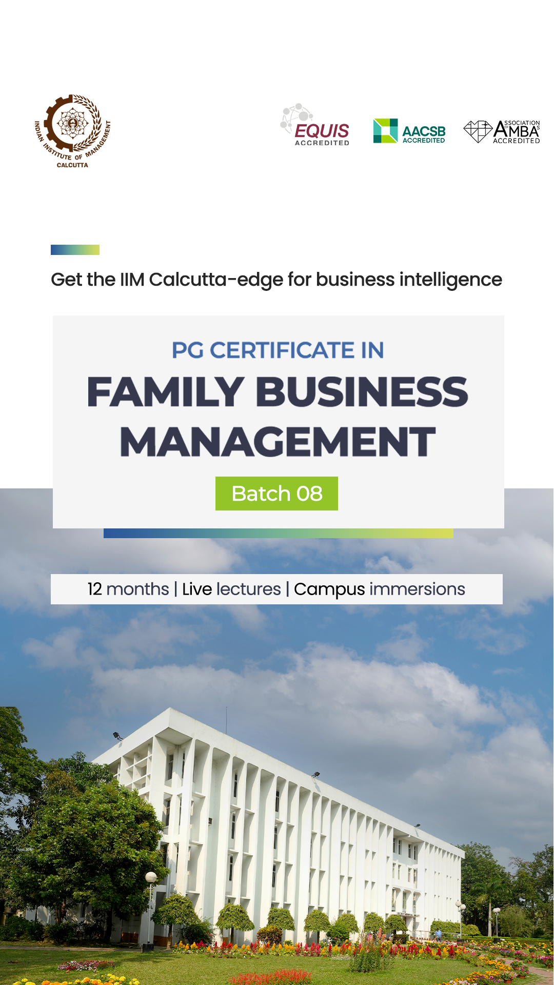 IIM Calcutta - Family Business Management Programme Facebook ad