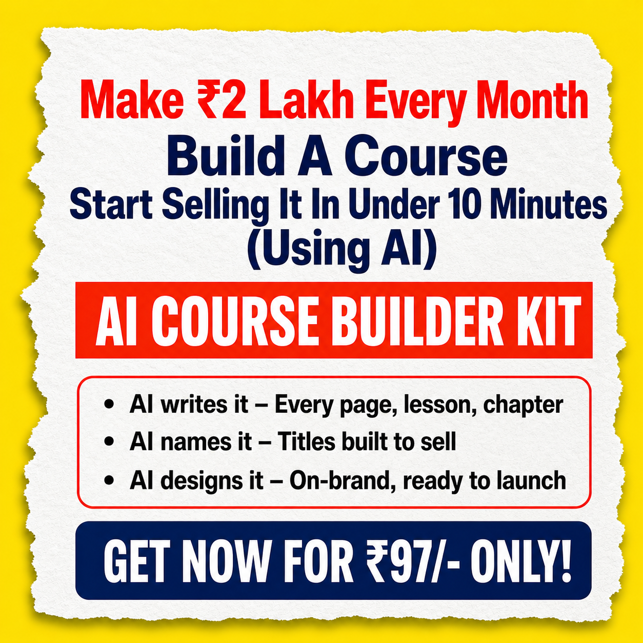 Instant Course Builder Kit Facebook ad